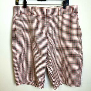 Vintage Men's Shorts by Johnny Appleseed, Red White and Blue Check Shorts, 34
